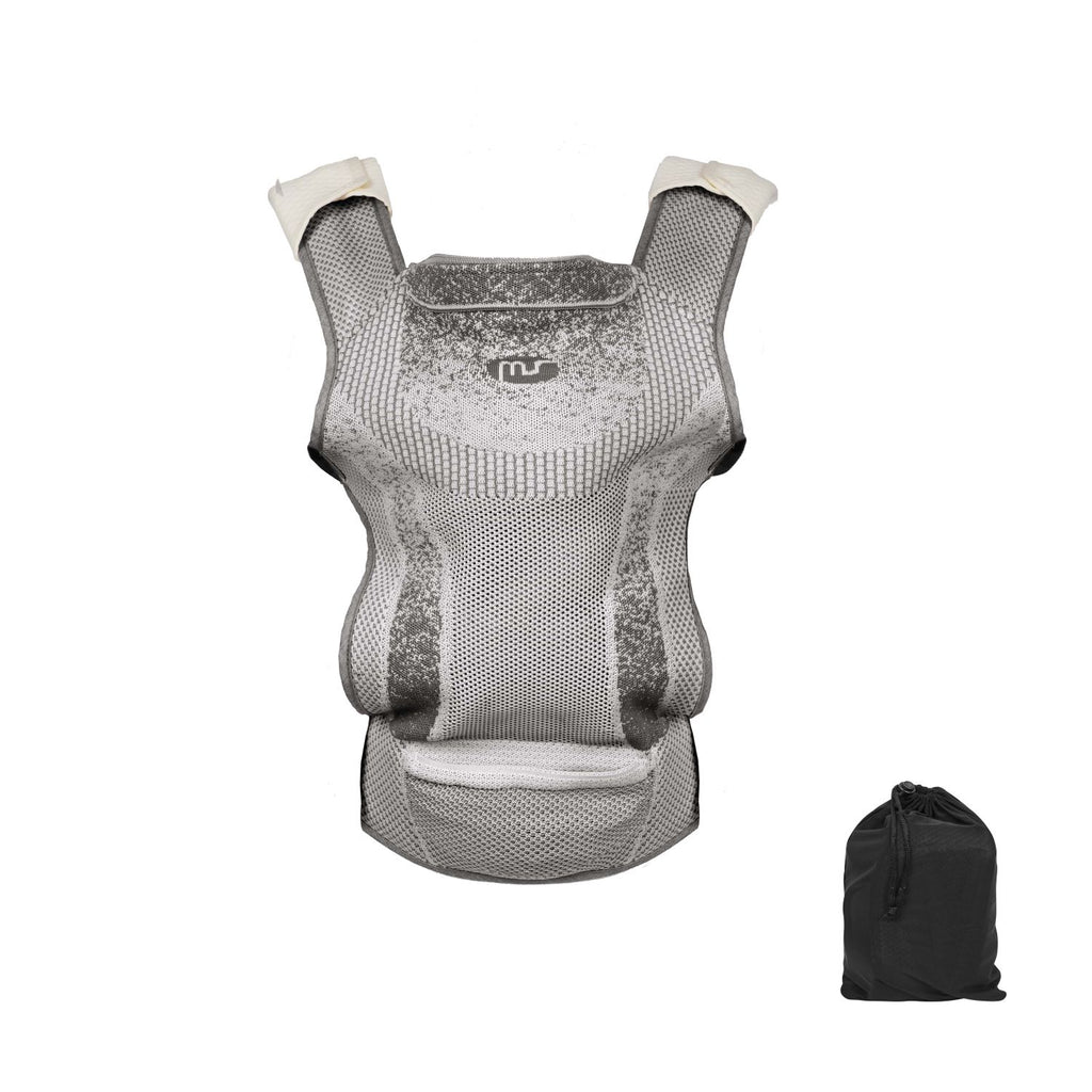 MS Mochila portabebé Kanguro gris