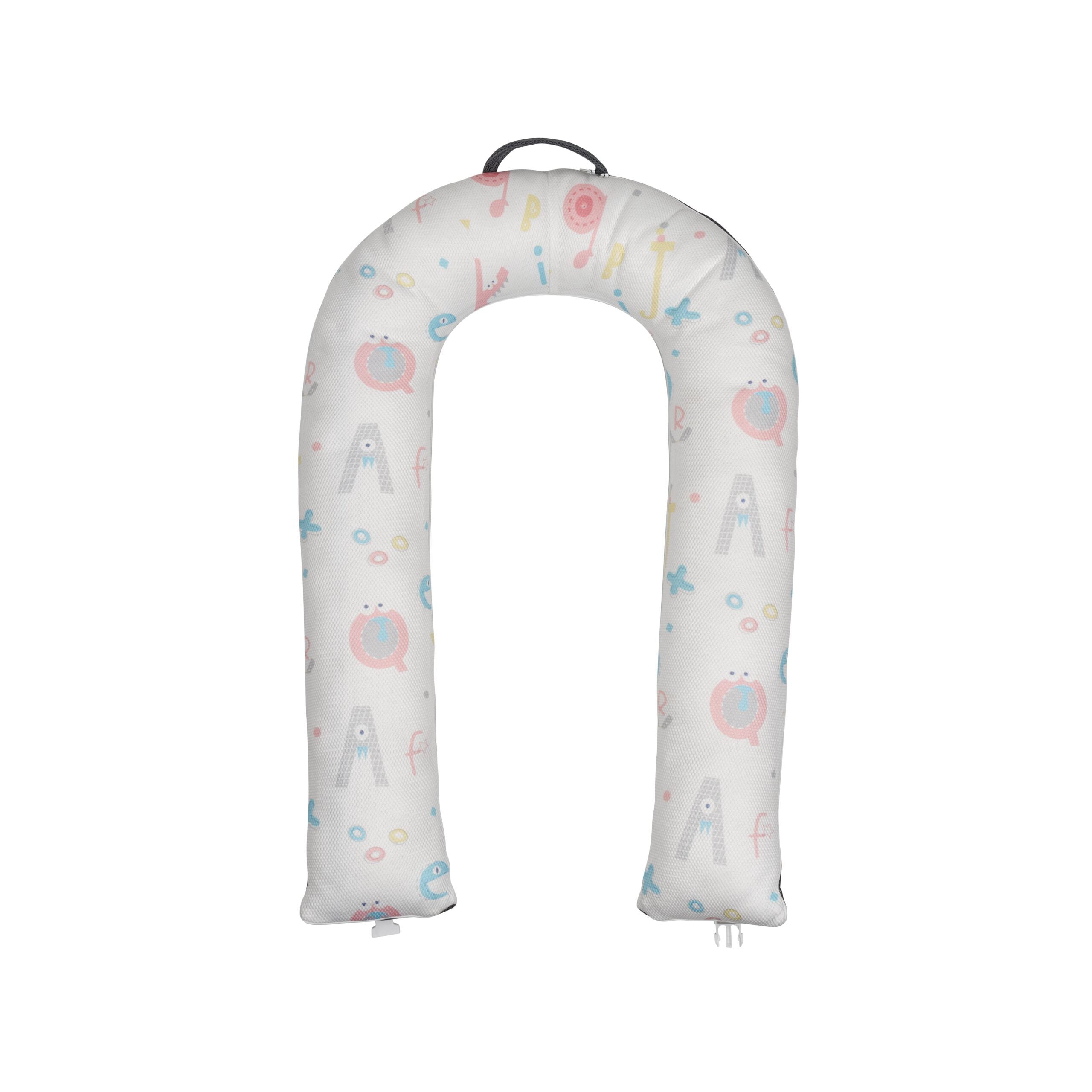 MS Cojín de lactancia Dormi letters