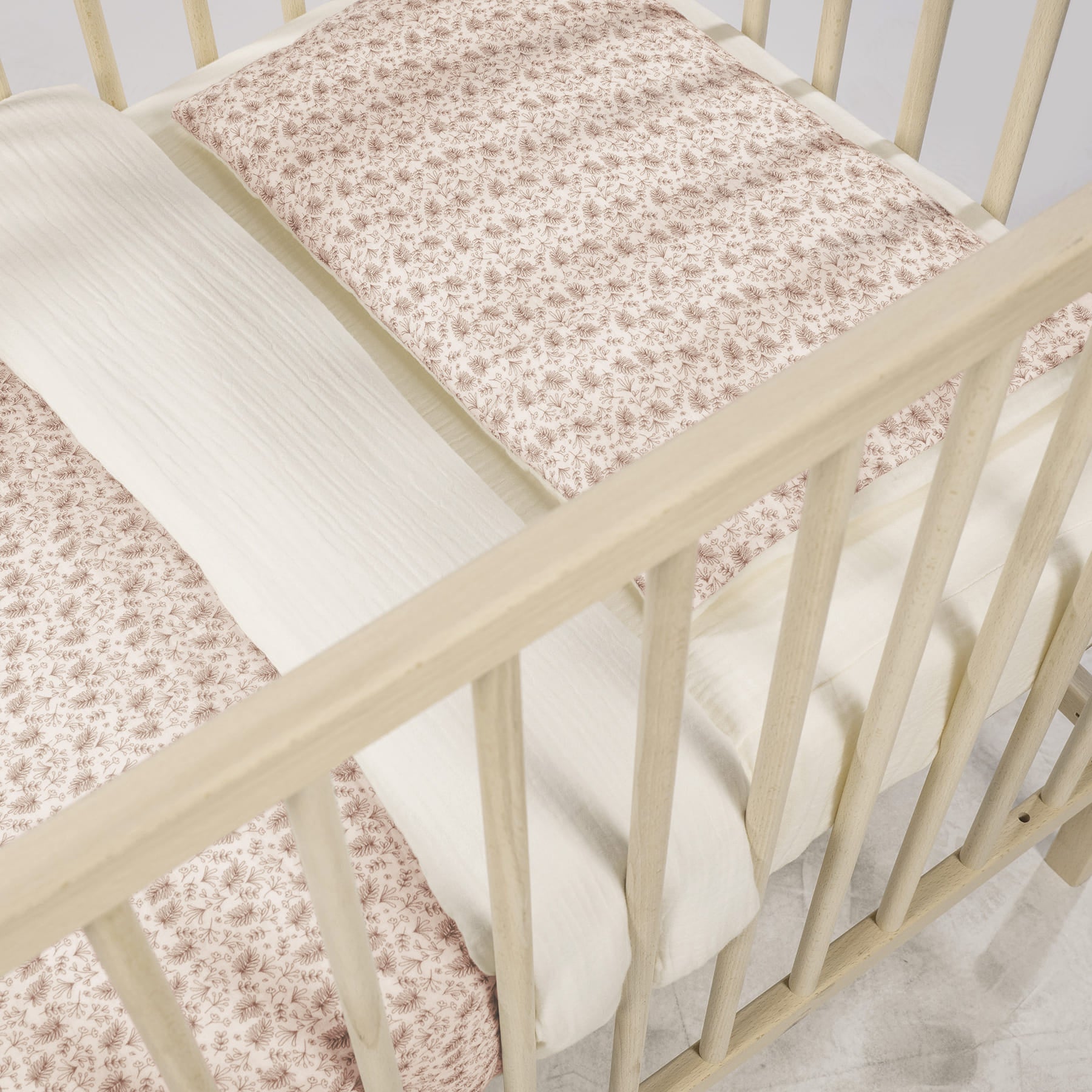 WALKING MUM Edredon + Bajera + Almohada Cuna 120x60 cm Gala Cerise