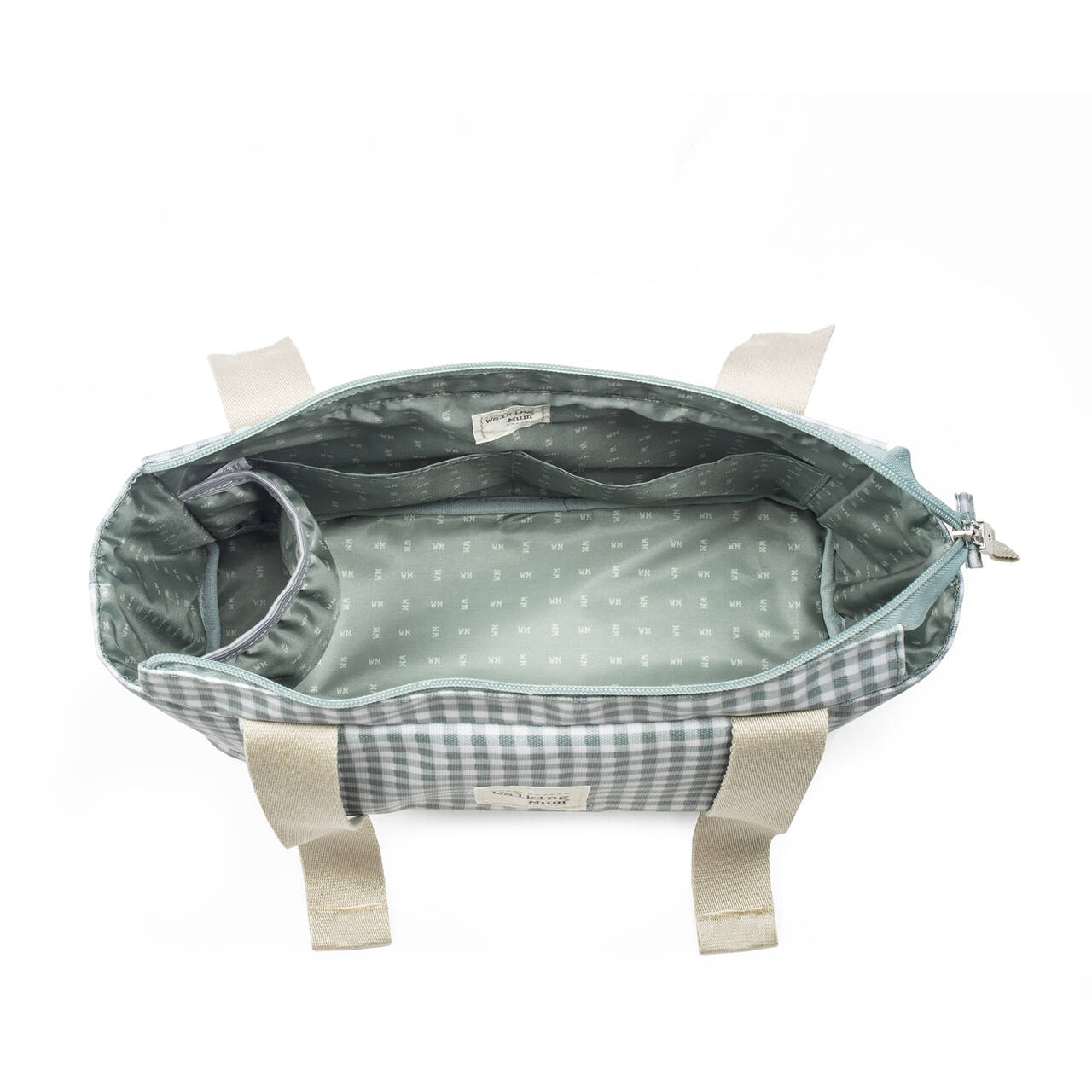 WALKING MUM Bolsa Organizador I Love Vichy Verde