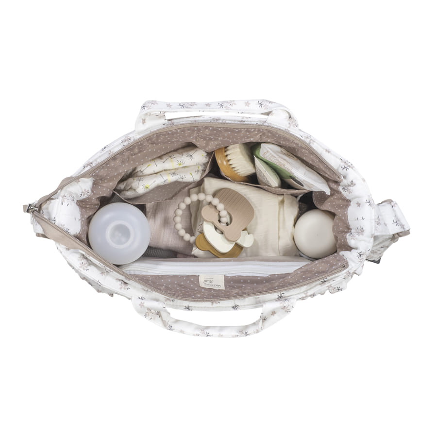 WALKING MUM Bolsa Canastilla Botton Flores