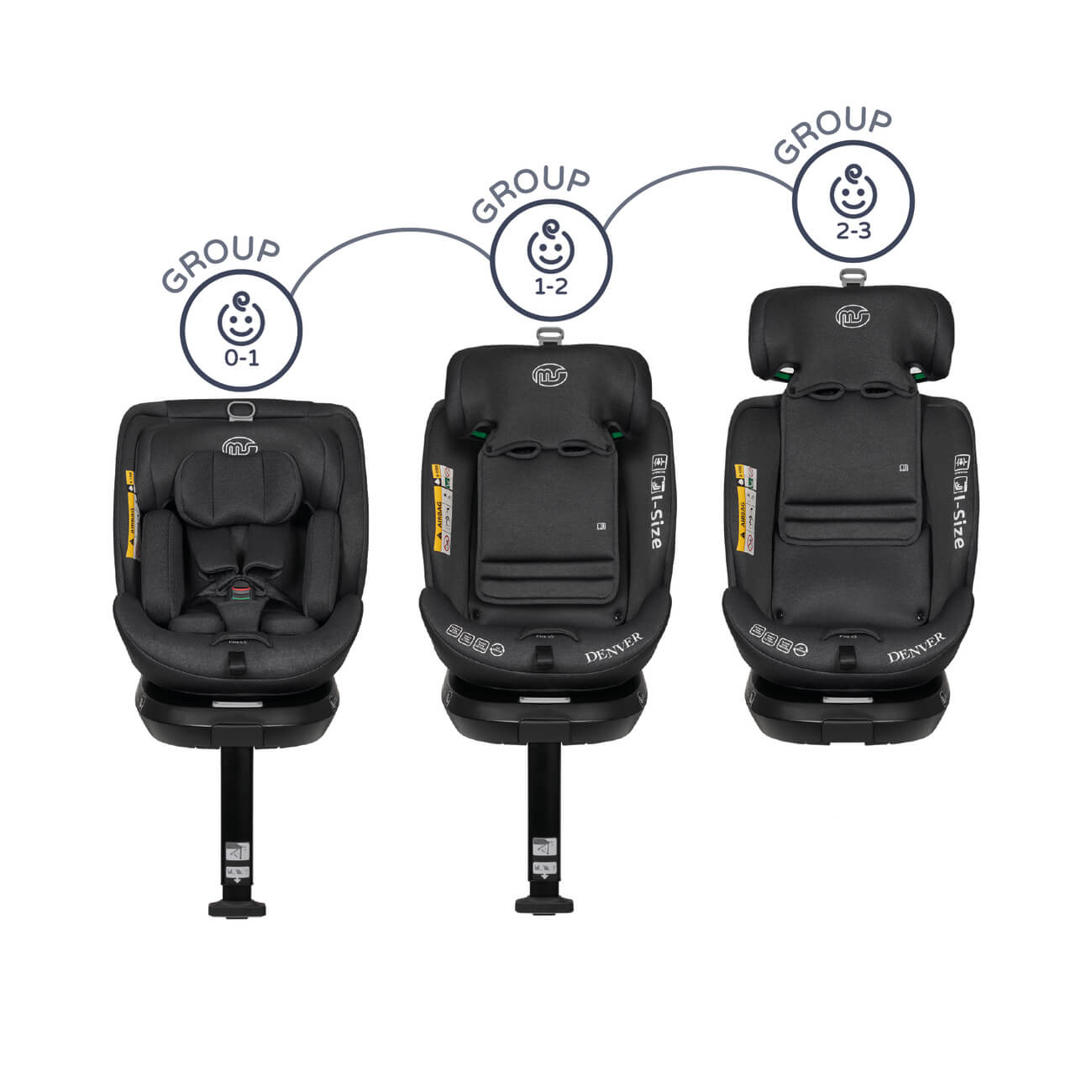 MS Silla de coche Denver 40-150cm