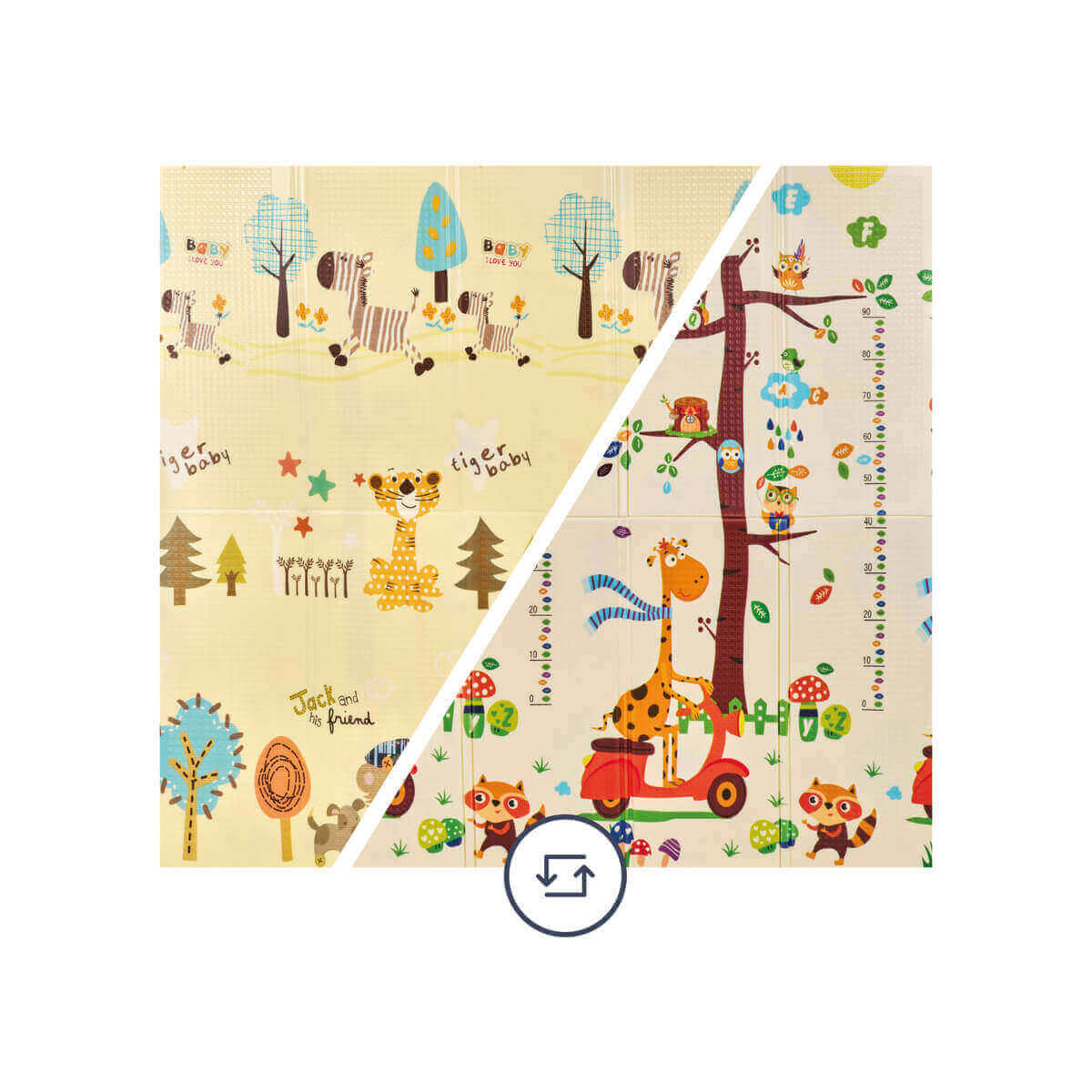 MS Alfombra de juegos bebé Trendy