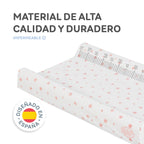 MS Cambiador bebe flexible Rosa Palo