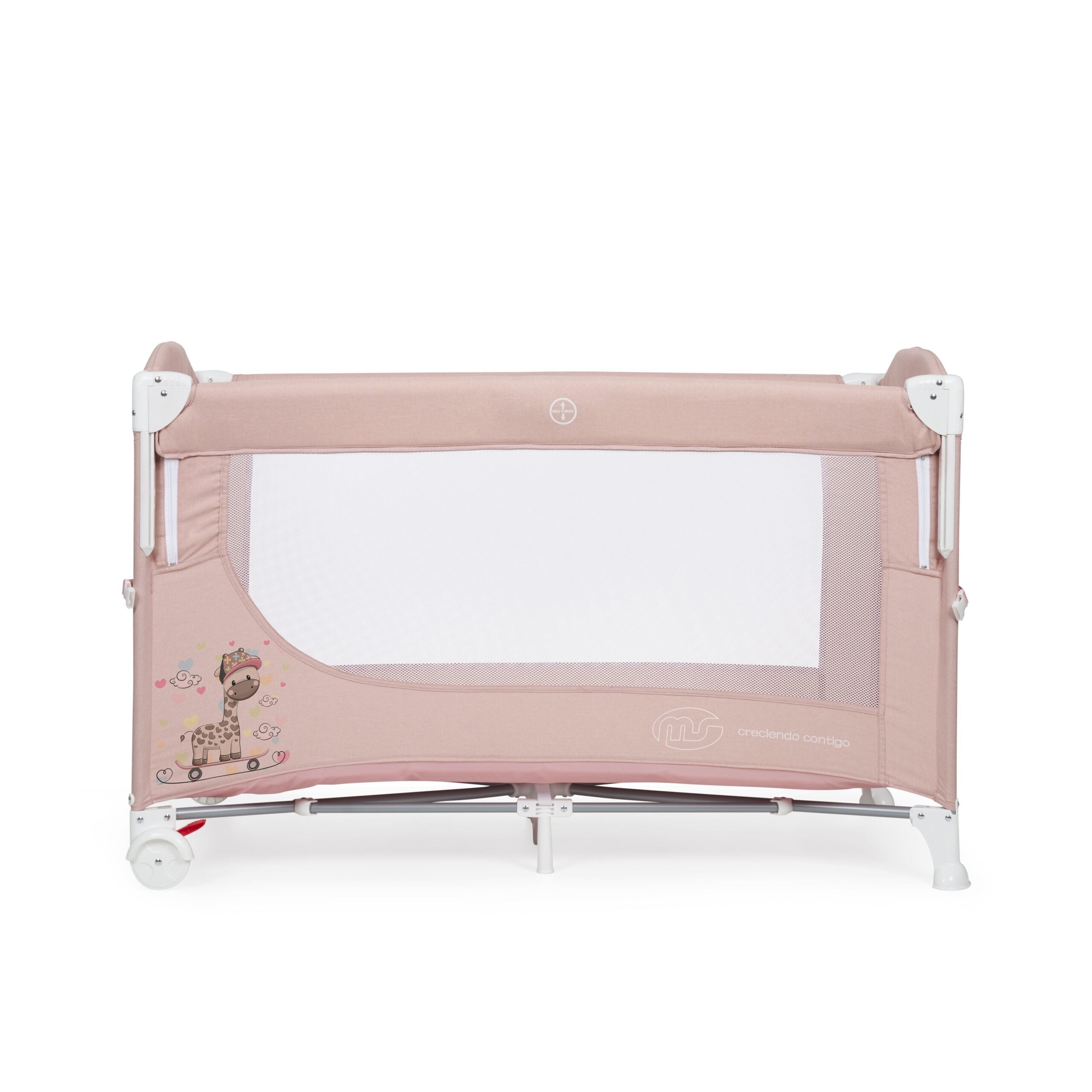 MS Cuna de viaje colecho Rosa