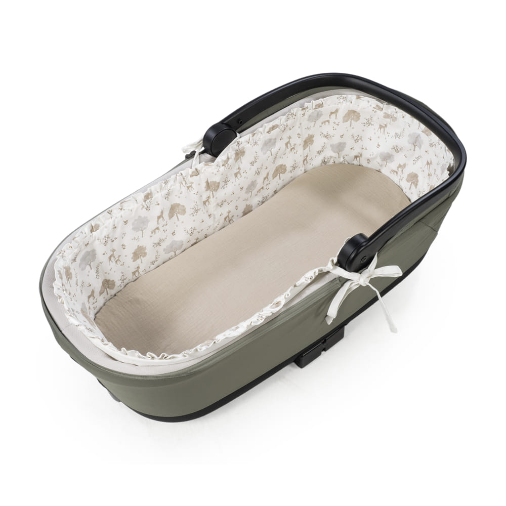 PASITO A PASITO Cubre Cuco Varillas + Sábana Ajustable Cuco Nara