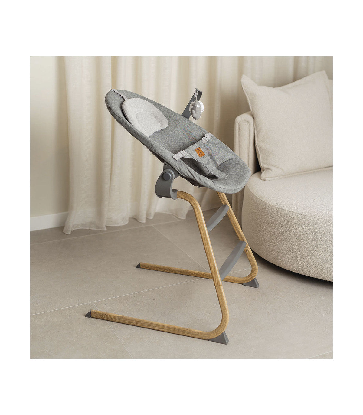 OLMITOS Hamaca + Trona 4 en 1 Aura de Niu Grey