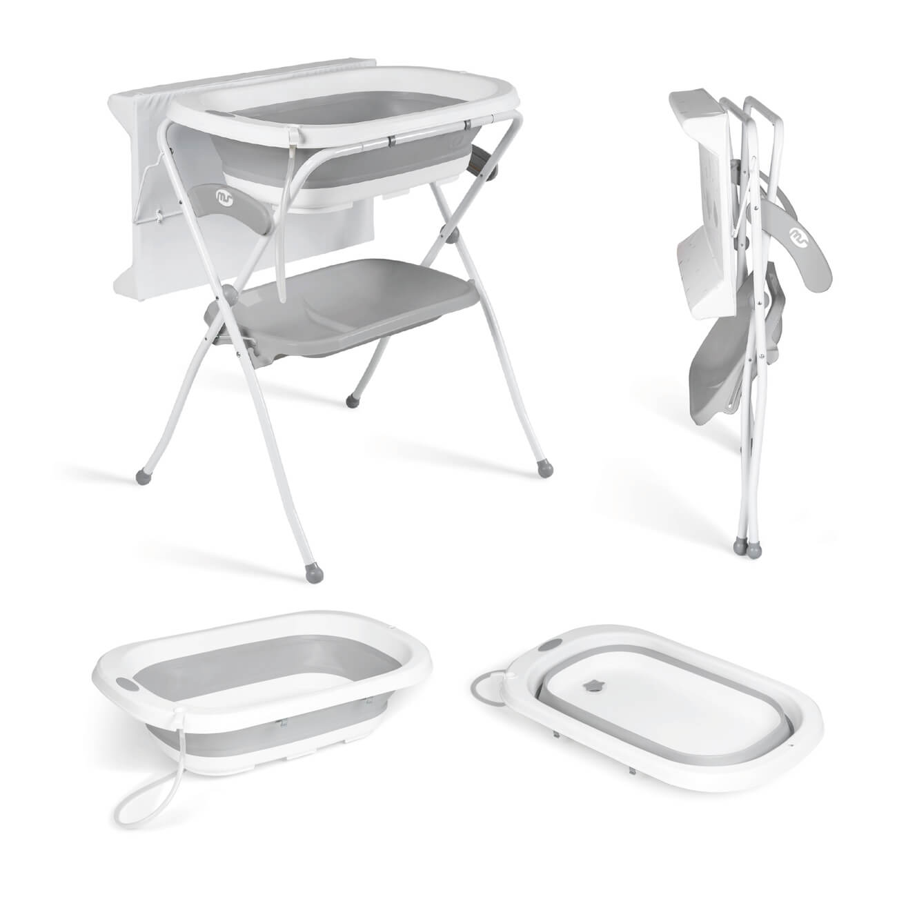 MS Cambiador con bañera plegable Zoe