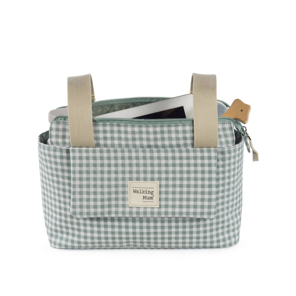 WALKING MUM Bolsa Organizador I Love Vichy Verde