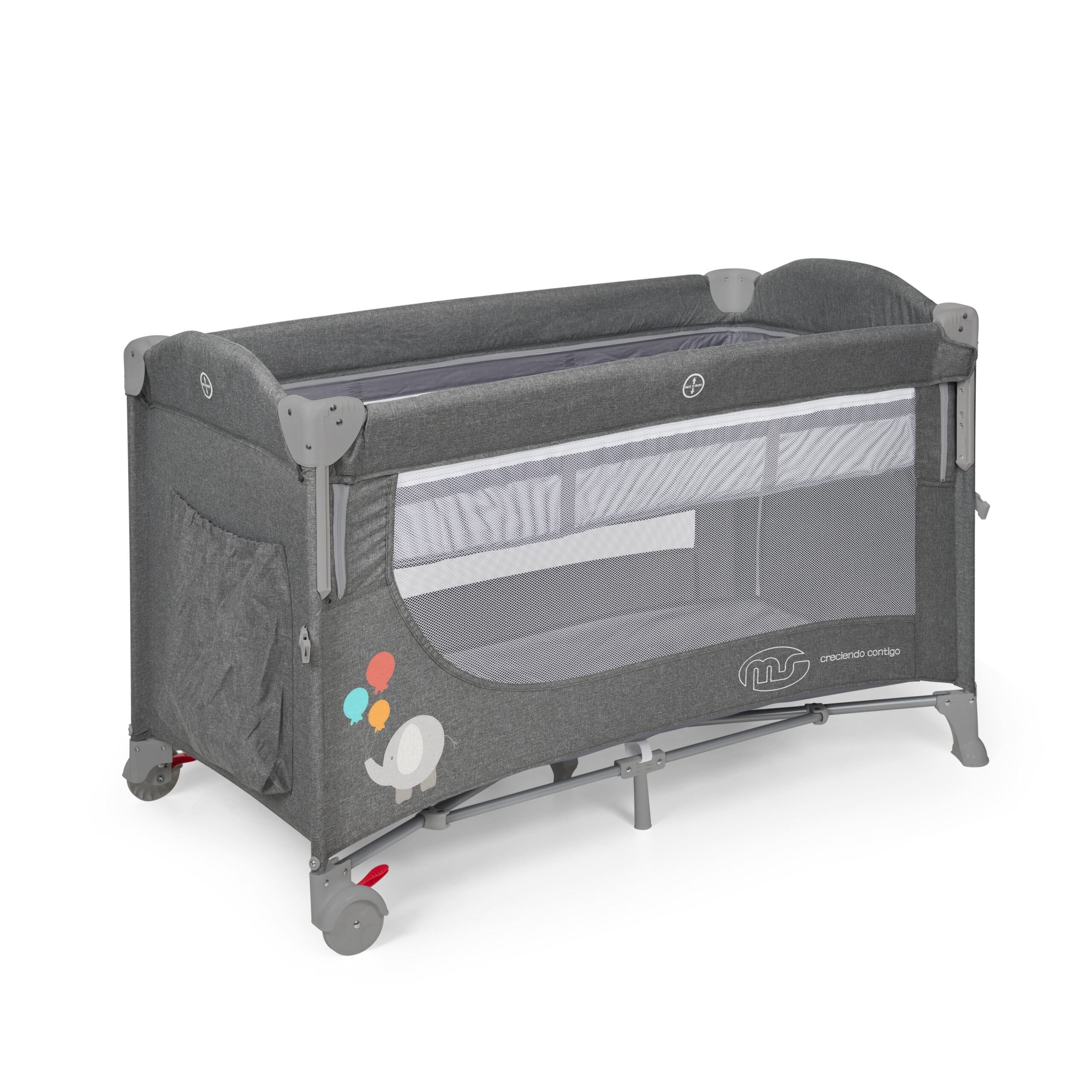 MS Cuna de viaje colecho Ennis Gris