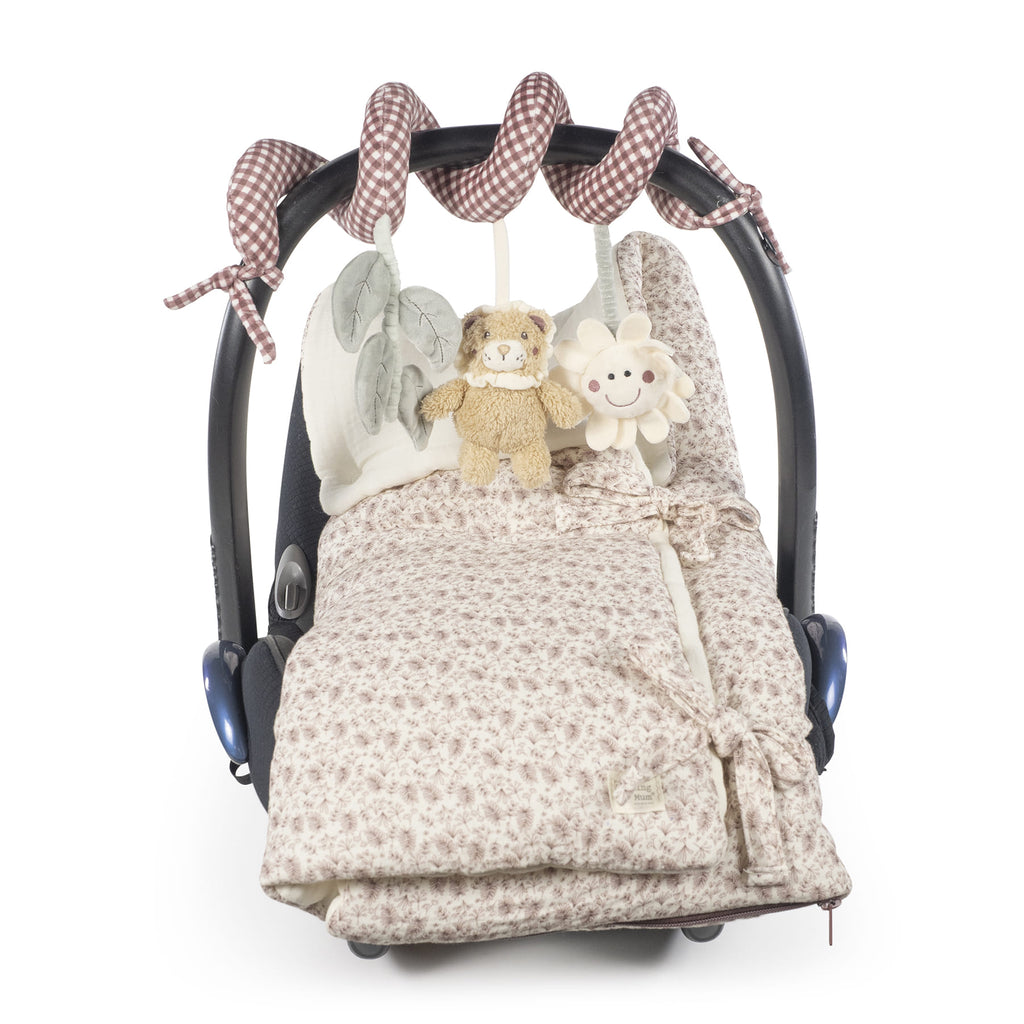 WALKING MUM Juguete Espiral Leon Gala Cerise, Ristra