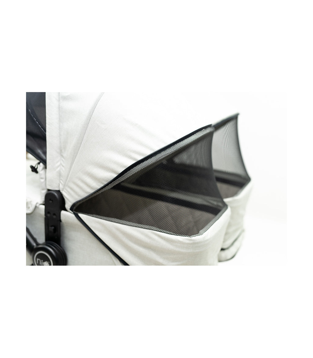 OLMITOS Capazo Gemelar Venttwin + Niu Sand