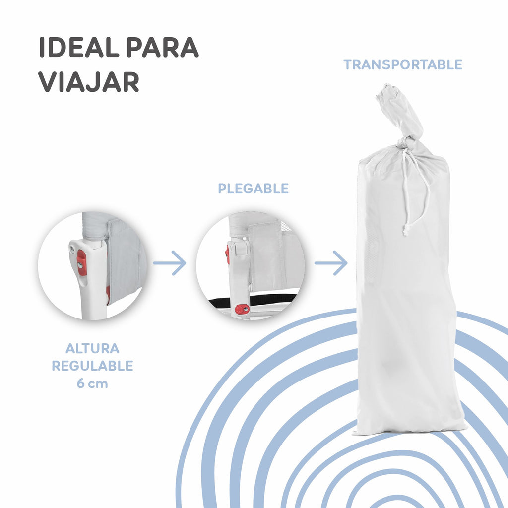 MS Barrera cama nido de 150 cm gris