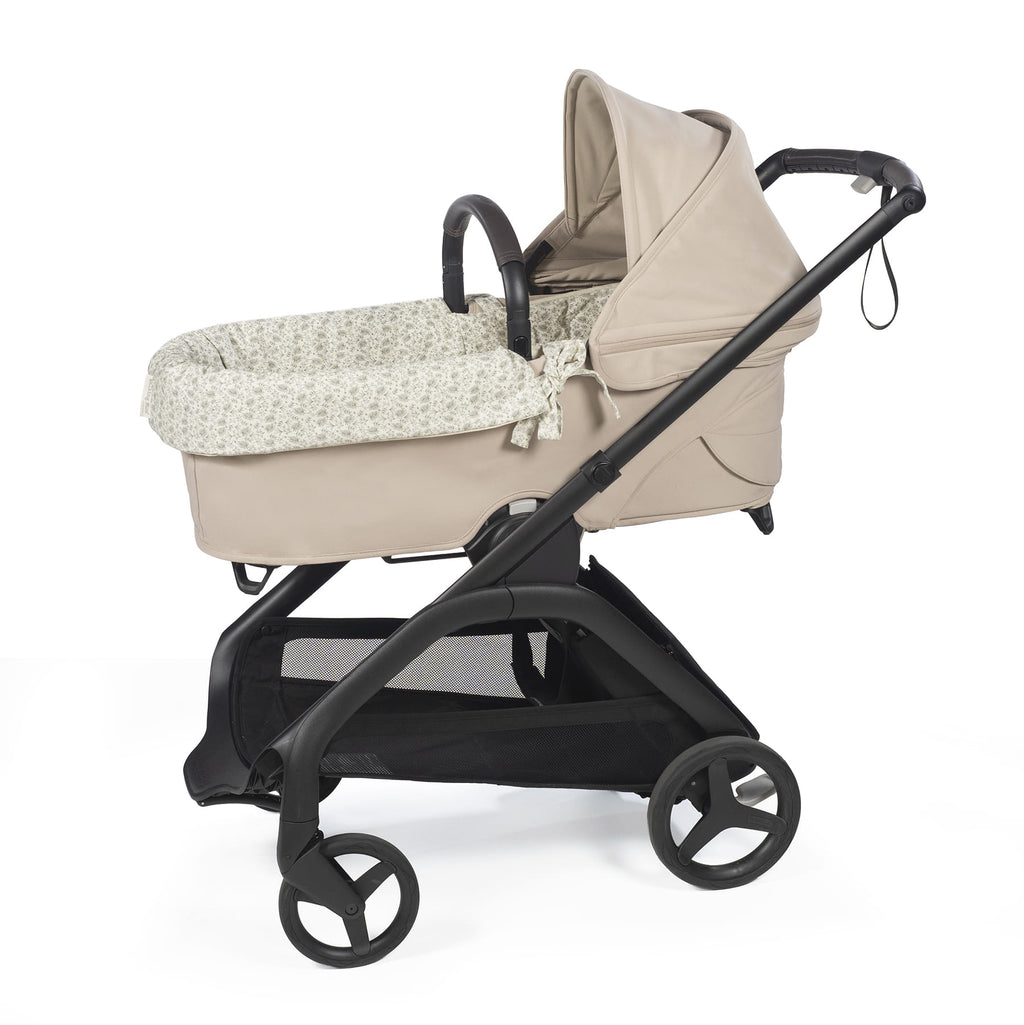 WALKING MUM Cubre Cuco Dual + Funda Colchon Cerise Cuadros