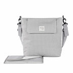 WALKING MUM Bolsa Canastilla I Love Vichy Gris