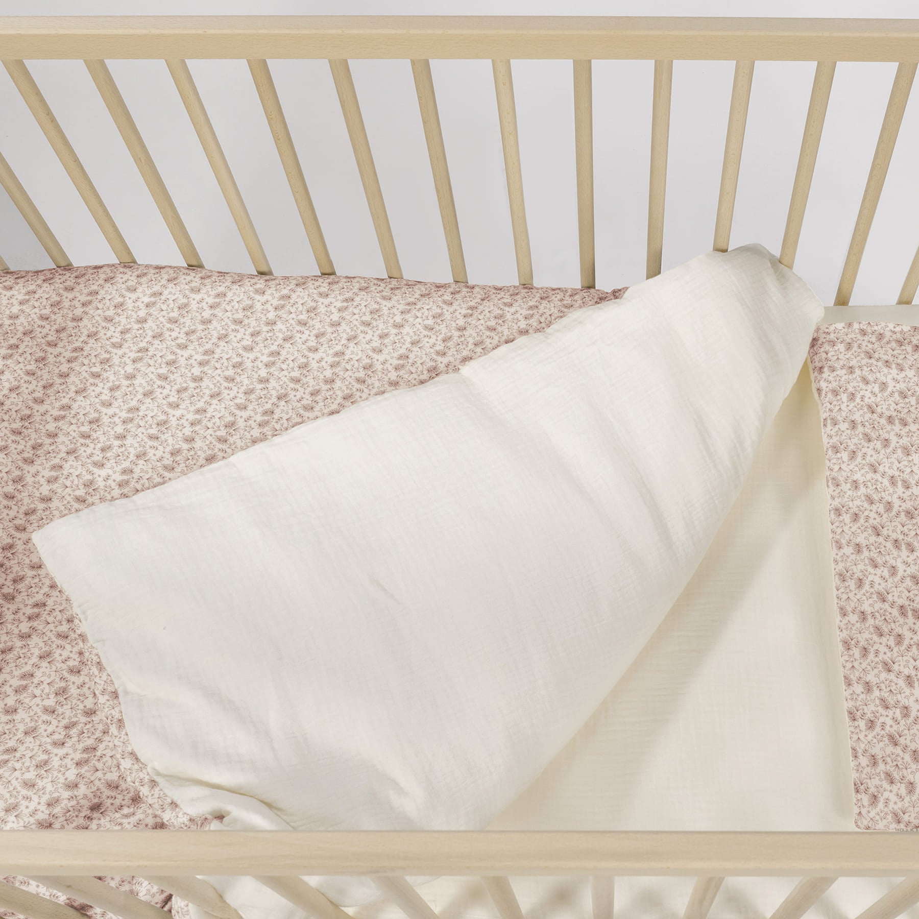 WALKING MUM Edredon + Bajera + Almohada Cuna 120x60 cm Gala Cerise