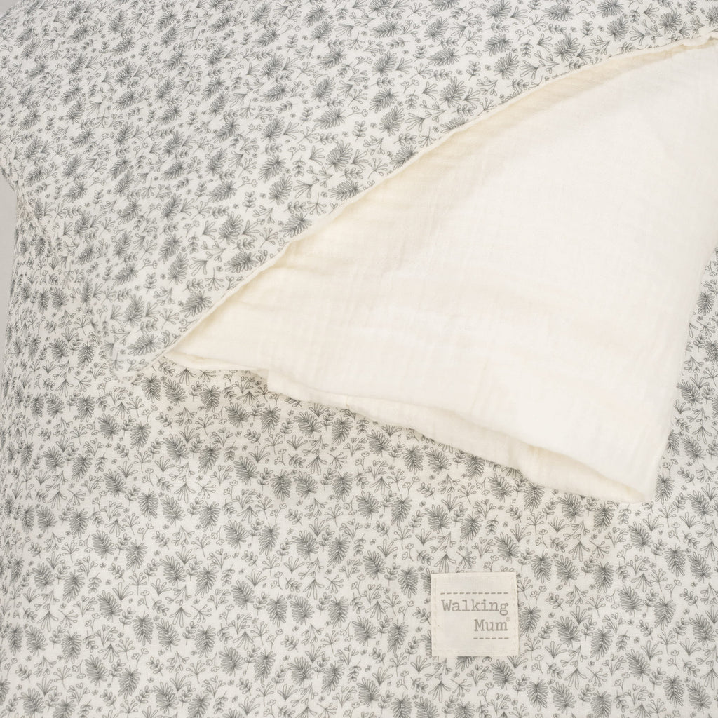 WALKING MUM Edredon + Bajera + Almohada Cuna 120x60 cm Gala Mint
