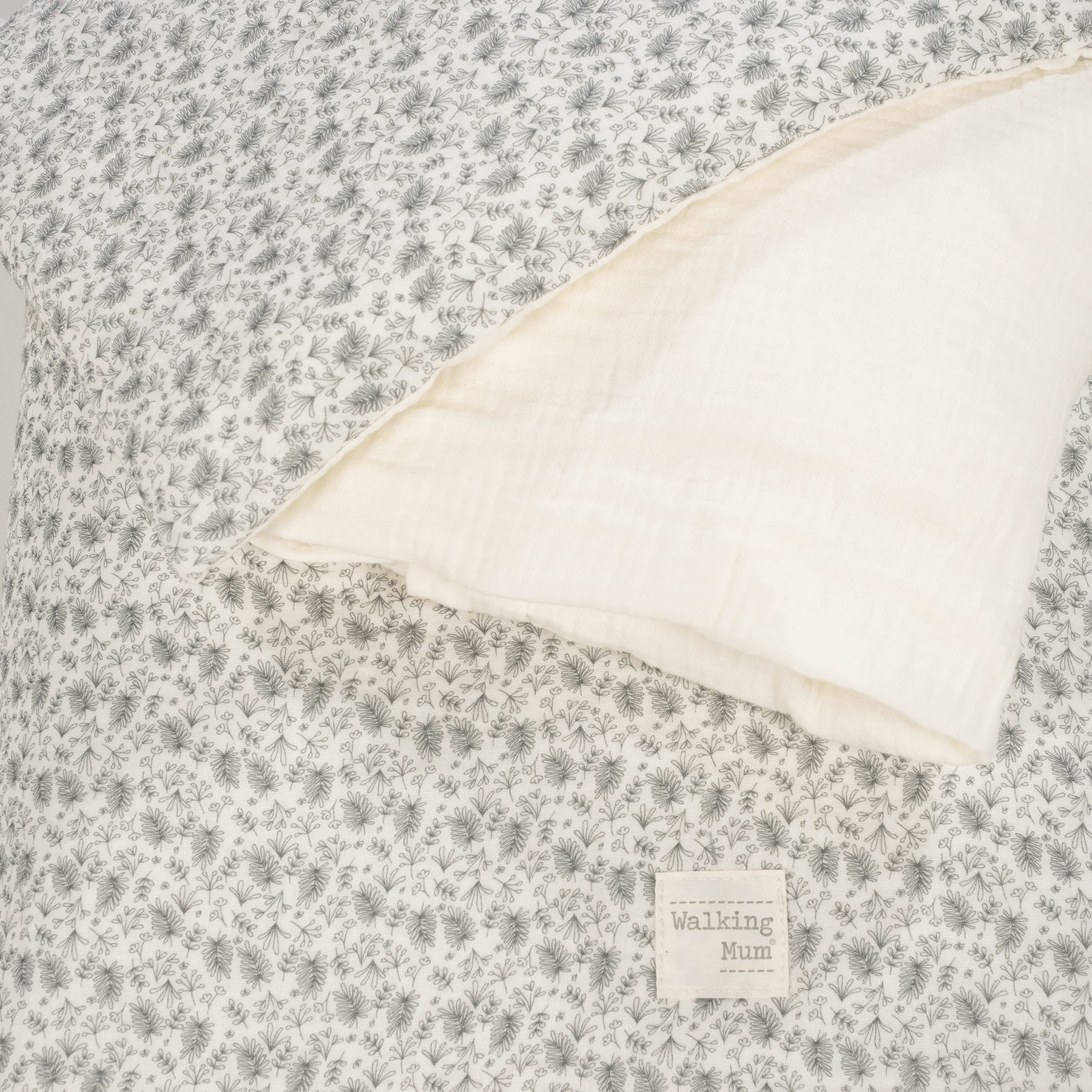 WALKING MUM Edredon + Bajera + Almohada Cuna 120x60 cm Gala Mint