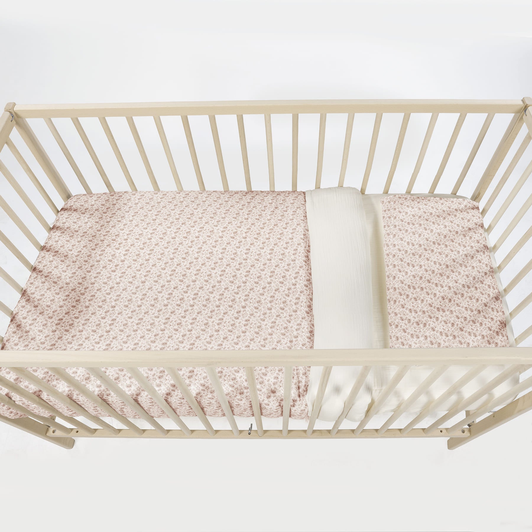 WALKING MUM Edredon + Bajera + Almohada Cuna 120x60 cm Gala Cerise