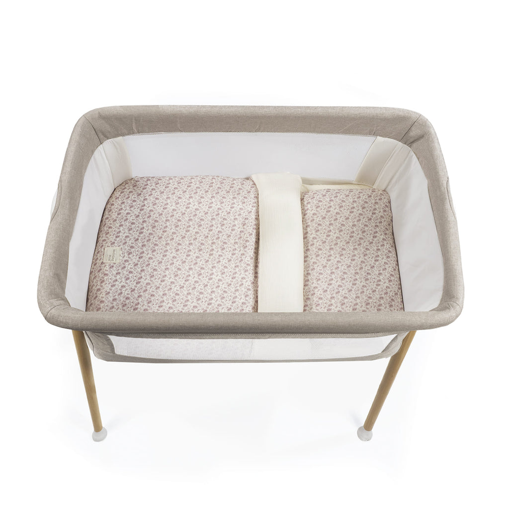 WALKING MUM Edredon + Bajera + Almohada Cuna 90x50 cm Gala Cerise