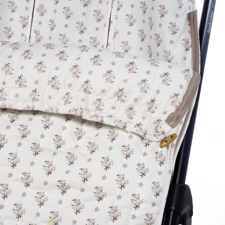 WALKING MUM Saco Silla Botton Entretiempo Flores