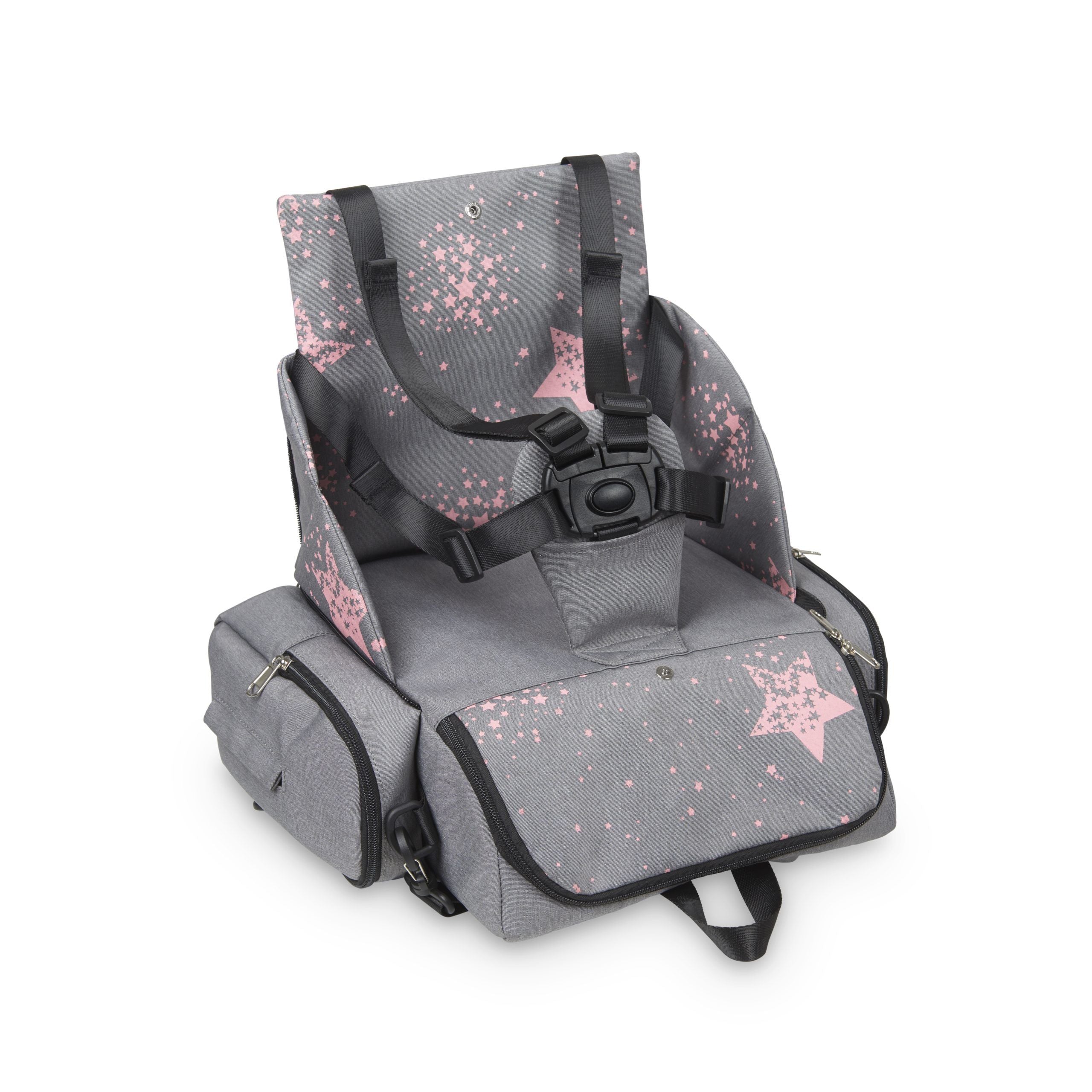 MS Trona Portatil Stars – Mochila elevador Rosa