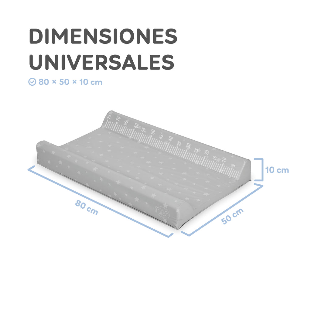 MS Cambiador bebe flexible Gris