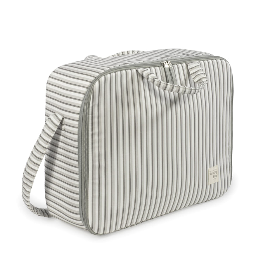 WALKING MUM Maleta Botton Rayas