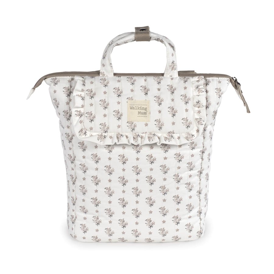 WALKING MUM Mochila Botton Flores