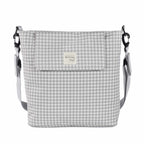 WALKING MUM Bolsa Canastilla I Love Vichy Gris
