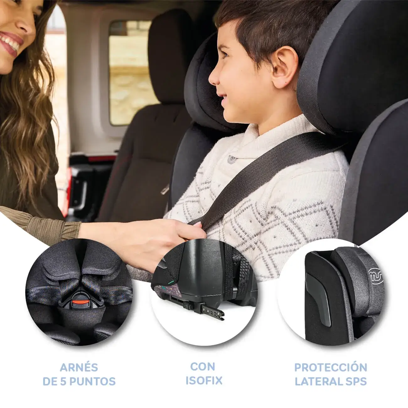 MS Silla de coche Bari 75-150cm