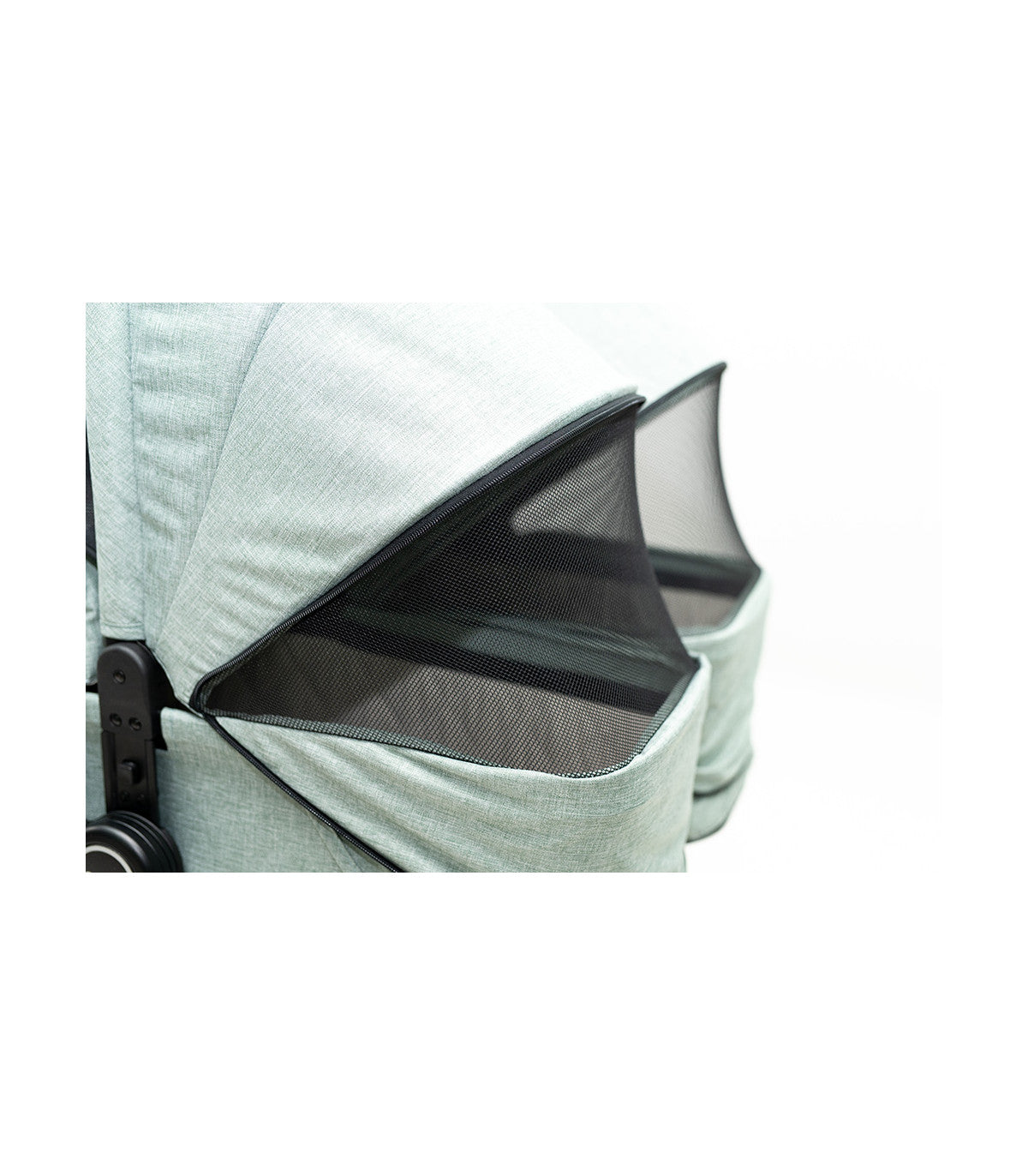 OLMITOS Capazo Gemelar Venttwin + Niu Leaf